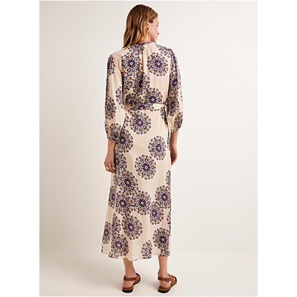Grace & Mila Kaleidoscope Medallions Linen Blend Dress - Picture 3 of 11